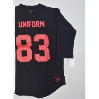 ユニフォームエクスペリメント(uniform experiment)のSLEEVE NUMBERING FOOTBALL TEE 4(Tシャツ/カットソー(七分/長袖))