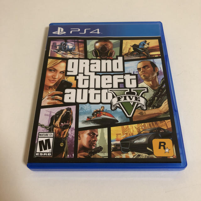 PlayStation4(プレイステーション4)のグランド・セフト・オート5/グラセフ5/GTA5 北米版 海外版 エンタメ/ホビーのゲームソフト/ゲーム機本体(家庭用ゲームソフト)の商品写真