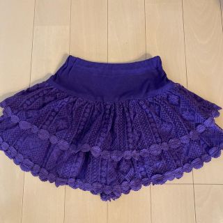 アナスイミニ(ANNA SUI mini)のANNA SUImini 140【美品】♡レース♡(スカート)