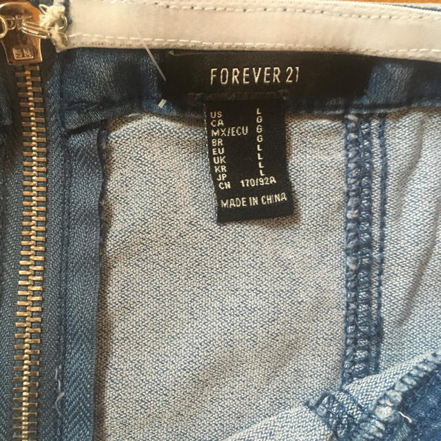 FOREVER 21(フォーエバートゥエンティーワン)のFOREVER 21 L★デニムスカート☆新品タグ付き レディースのスカート(ロングスカート)の商品写真