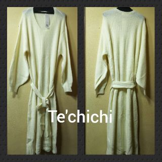 テチチ(Techichi)のテ・チチ★新品★Vネックロングニットワンピ(ロングワンピース/マキシワンピース)