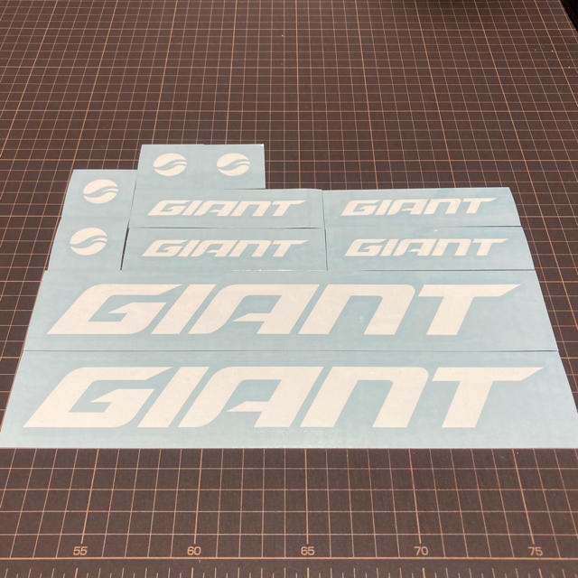 Giant - GIANT ジャイアント 新ロゴ カッティングステッカー セットの