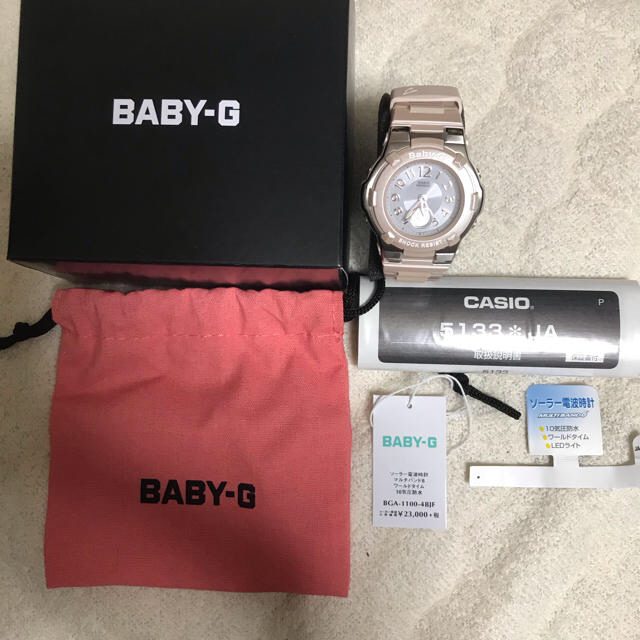 Baby-G(ベビージー)の【未使用】カシオBABY-G 電波ソーラー レディースのファッション小物(腕時計)の商品写真