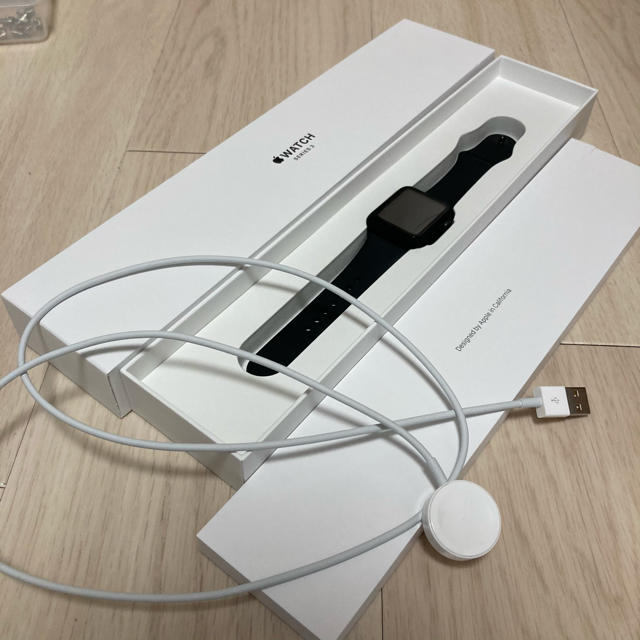 Apple Watch series3 38mm スペースグレイ GPS-