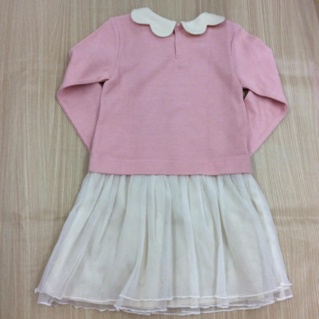 KP(ニットプランナー)のKP チュールワンピース 120cm キッズ/ベビー/マタニティのキッズ服女の子用(90cm~)(ワンピース)の商品写真