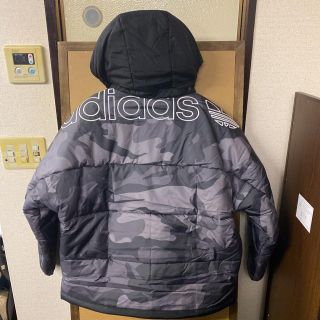 アディダス(adidas)の【新品】adidas カモフラージュ 中綿ブルゾン XLサイズ(ダウンジャケット)