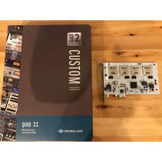 【値下中】UAD2 QUAD CORE PCIe プラグイン12個付き(ソフトウェアプラグイン)