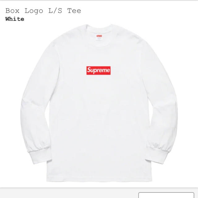 [大人気] Box Logo L/S Tee ロンT [即完]