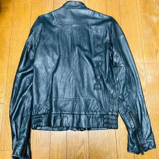 ディーゼル(DIESEL)のディーゼルDIESEL BLACKGOLDレザーライダースジャケット革ジャン羊革(レザージャケット)