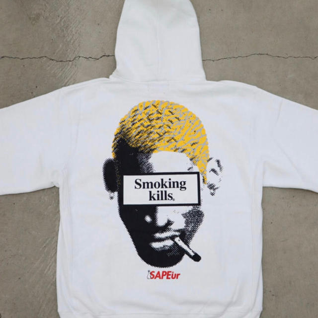 FR2×SAPEur Smoking kills Head Hoodie