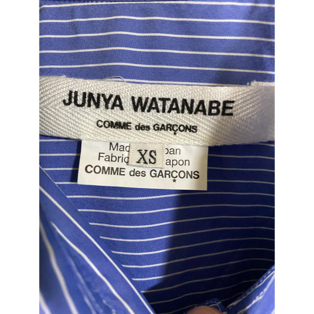 JUNYA WATANABE COMME des GARCONS - ジュンヤワタナベ　ビッグストライプシャツの通販 by gdjuk5's shop｜ジュンヤワタナベコムデギャルソンならラクマ 好評最新品