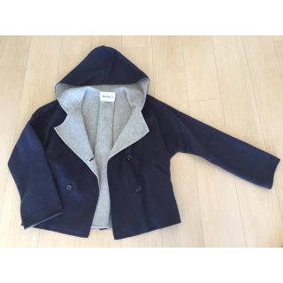 マックスマーラ(Max Mara)の【お値下げ】MAX&CO. バイカラーフードコート(ピーコート)