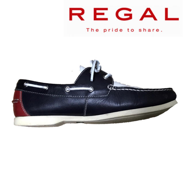 良品 REGAL 26 レザーデッキシューズ トリコロール 送料無料 匿名配送 - 靴 良品 REGAL 26 レザーデッキシューズ トリコロール 送料無料 匿名配送 - 靴