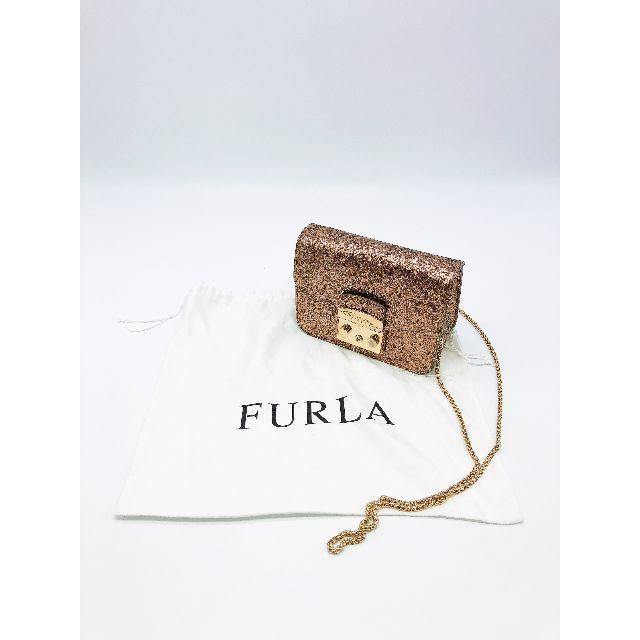 FURLA フルラ　メトロポリス　ゴールド　ブロンズ