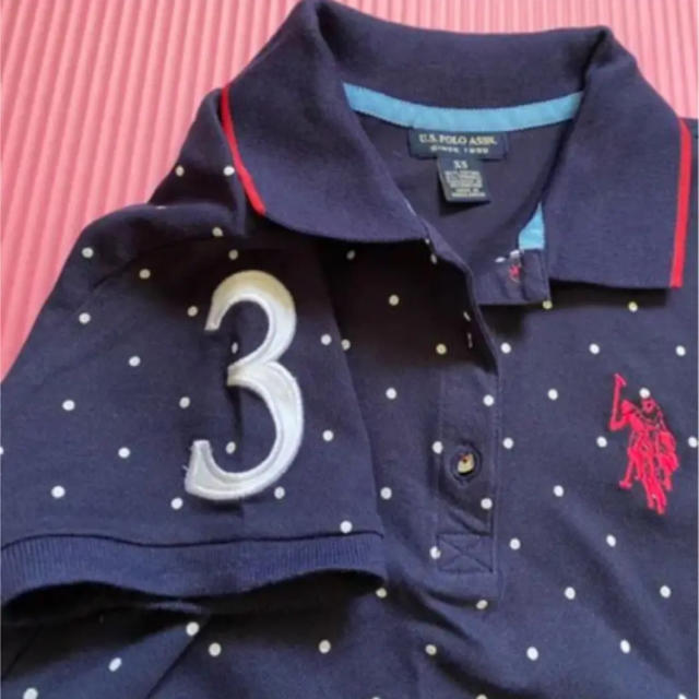 POLO RALPH LAUREN(ポロラルフローレン)の【新品‼️】u.s. polo assn レディース ドット　ワンピース レディースのワンピース(ひざ丈ワンピース)の商品写真