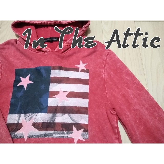 in the attic(インジアティック)のIn The Attic used加工 パーカー Lサイズ メンズのトップス(パーカー)の商品写真