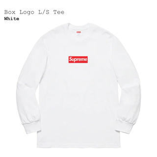 シュプリーム(Supreme)のSupreme  Box Logo L/S Tee  White シュプリーム(Tシャツ/カットソー(七分/長袖))