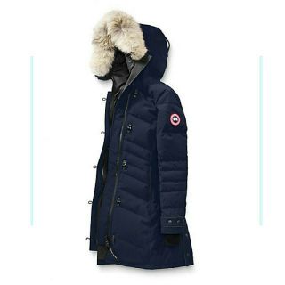 カナダグース(CANADA GOOSE)のカナダグース LORETTE PARKA ネイビー(ダウンジャケット)