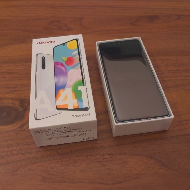 新品】docomo Galaxy A41 SC-41A ホワイト SIMフリー ☆お求めやすく