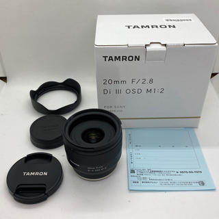 タムロン(TAMRON)のタムロン 20mm F/2.8 Di III OSD (Model F050)(レンズ(単焦点))