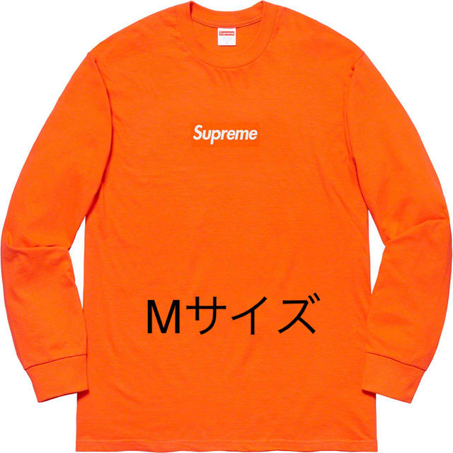 Supreme(シュプリーム)の新品!送料込! Supreme L/S Box Logo Tee Orange メンズのトップス(Tシャツ/カットソー(七分/長袖))の商品写真