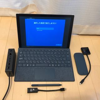 マイクロソフト(Microsoft)のSurface pro5, pen, mouse, Dock(ノートPC)