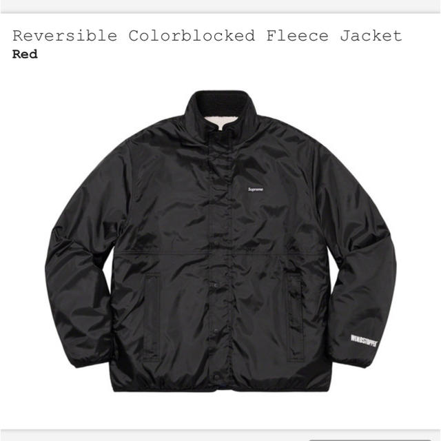 supreme reversible fleece jacket フリース