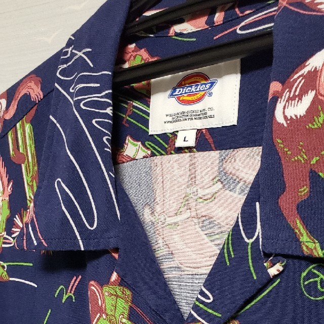 Dickies(ディッキーズ)のDickies　オープンカラーシャツ　Lｻｲｽﾞ メンズのトップス(シャツ)の商品写真