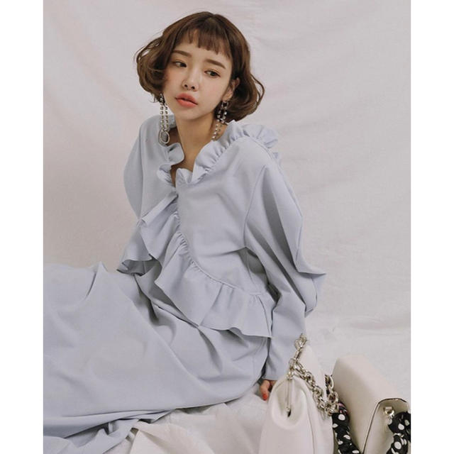 STYLENANDA STYLENANDA オフショルフリルワンピース マキシ | フリマアプリ ラクマ
