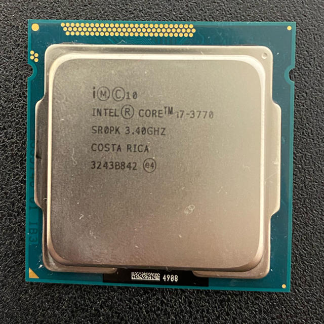 PCパーツintel CPU core i7 3770