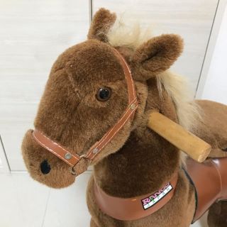 ☆美品☆ ラングスジャパン エコポニー 現行型 耐荷重～30kg 乗用玩具 馬