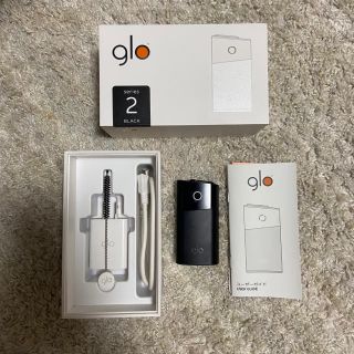 glo グロー ブラック 4点セット(タバコグッズ)