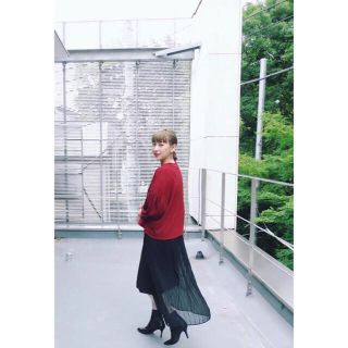 アメリヴィンテージ(Ameri VINTAGE)のCLANE  クラネ　PLEATS LAYERD SKIRT(ロングスカート)