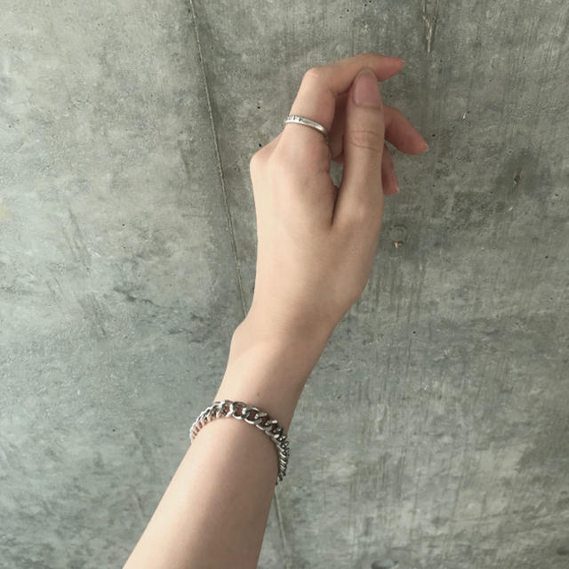 TOGA(トーガ)の再入荷　chain bracelet silver ② レディースのアクセサリー(ブレスレット/バングル)の商品写真