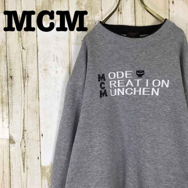 MCM エムシーエム スウェット トレーナー ビッグロゴ ビッグサイズ