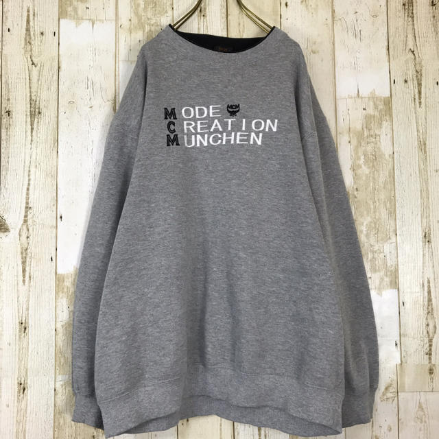 MCM エムシーエム スウェット トレーナー ビッグロゴ ビッグサイズ