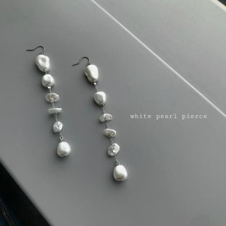 アメリヴィンテージ(Ameri VINTAGE)のイヤリング変更　white pearl pierce(ピアス)