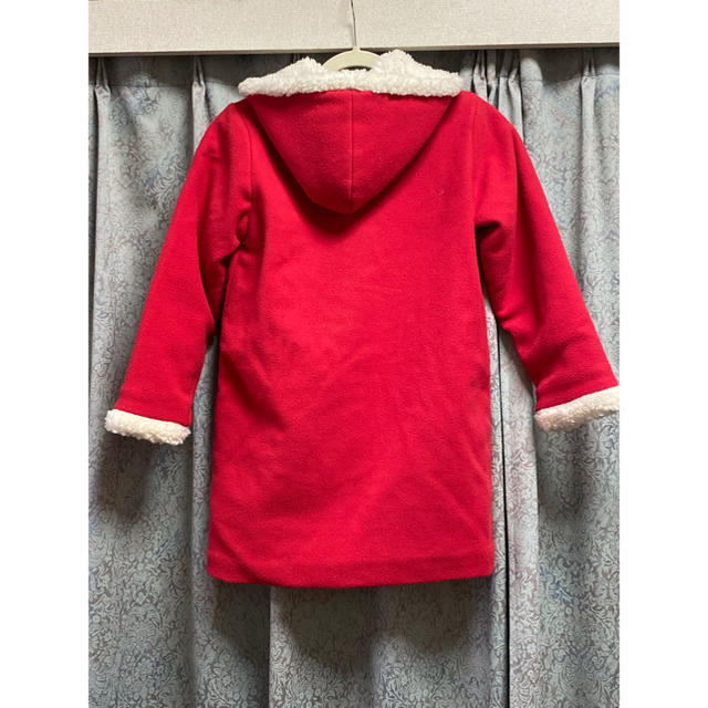 mikihouse(ミキハウス)のミキハウス MIKIHOUSE 赤 レッド コート ボア 冬 キッズ/ベビー/マタニティのキッズ服女の子用(90cm~)(コート)の商品写真