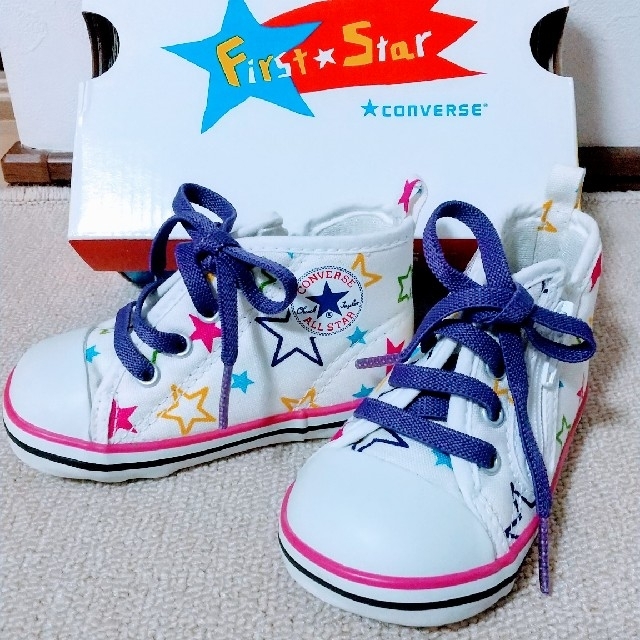 CONVERSE(コンバース)の⭐花道様専用⭐コンバース ファーストスター 12.5cm キッズ/ベビー/マタニティのベビー靴/シューズ(~14cm)(スニーカー)の商品写真