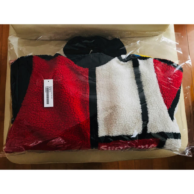 Supreme(シュプリーム)のSupreme Colorblocked Fleece Jacket M メンズのジャケット/アウター(ブルゾン)の商品写真