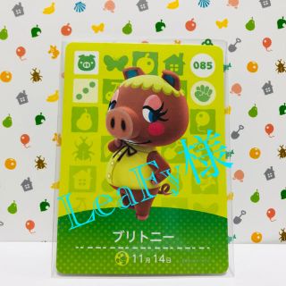 ニンテンドウ(任天堂)のamiiboカード　ブリトニー　ちえり　オカッピ(その他)