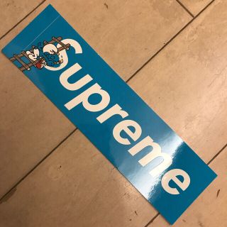 シュプリーム(Supreme)のSupreme スマーフステッカー　青(ノベルティグッズ)