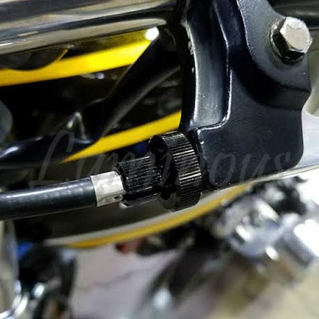 H アルミ削り出し クラッチレバー 調整 クラッチアジャスター M8 黒Verの通販 by ルミナリエ|ラクマ