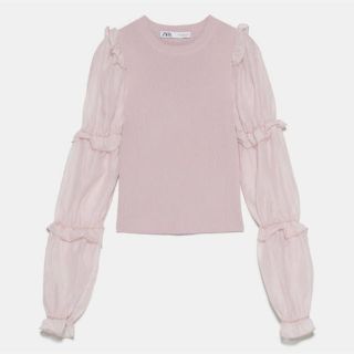 スナイデル(SNIDEL)の専用ページ🤍zara PINK フリルトップス🤍(ニット/セーター)