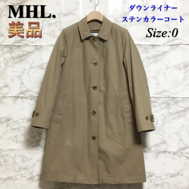 【美品】【16AW】MHL.「FINE TOUGH POPLIN COAT」