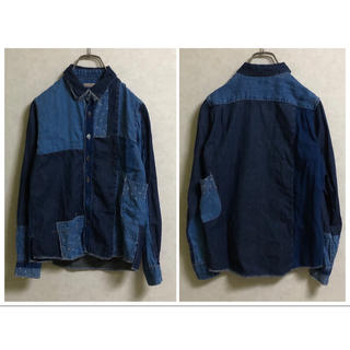 キャピタル(KAPITAL)の蝶呼さま専用 KAPITAL 綿 × リネン IDG パッチ カトマンズ シャツ(シャツ/ブラウス(長袖/七分))