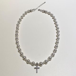 キャピタル(KAPITAL)のpearl beads necklace パールビーズネックレス(ネックレス)