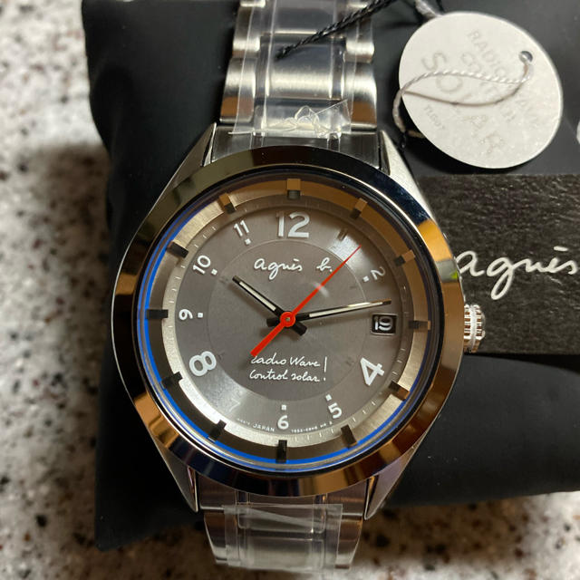 腕時計(アナログ)新品　アニエスベー メンズ ソーラー マルセイユ電波 FBRY994
