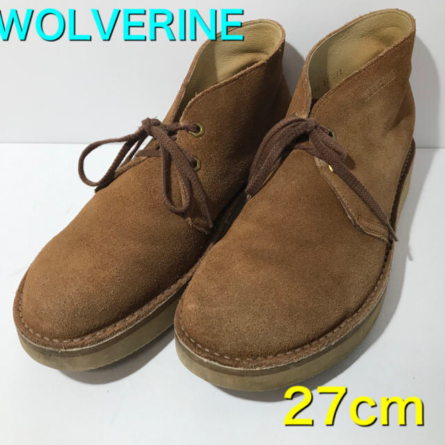 WOLVERINE(ウルヴァリン)のウルヴァリン　WOLVERINE デザートブーツ　27cm表記 メンズの靴/シューズ(ブーツ)の商品写真