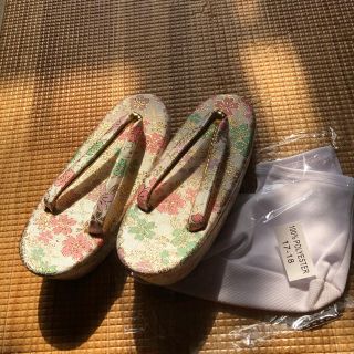 値下げ　試着のみ　七五三　草履　17cm(下駄/草履)